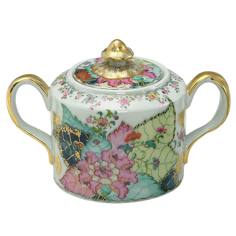 Mottahedeh Tobacco Leaf Covered Sugar