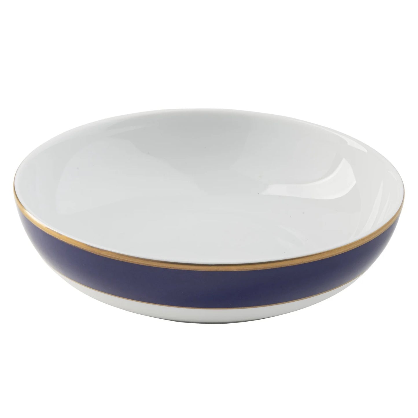 Pickard Ultra White Colorsheen Navy Blue Bowl