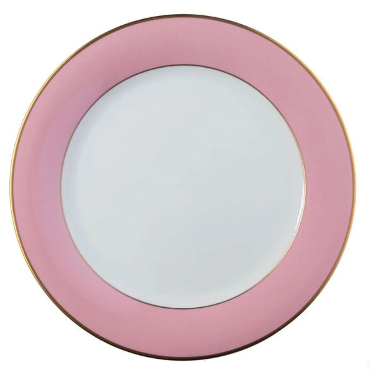 Pickard Ultra White Colorsheen Pink Gold Bread and Butter Plate
