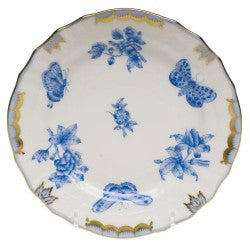 Herend Fortuna Blue Bread & Butter Plate