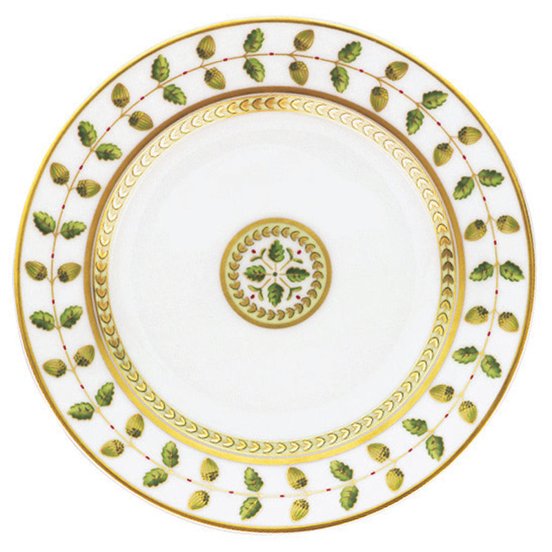 Bernardaud Constance Bread Butter Plate Green Gold