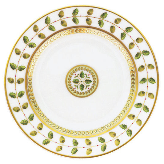 Bernardaud Constance Bread & Butter Plate | Green & Gold