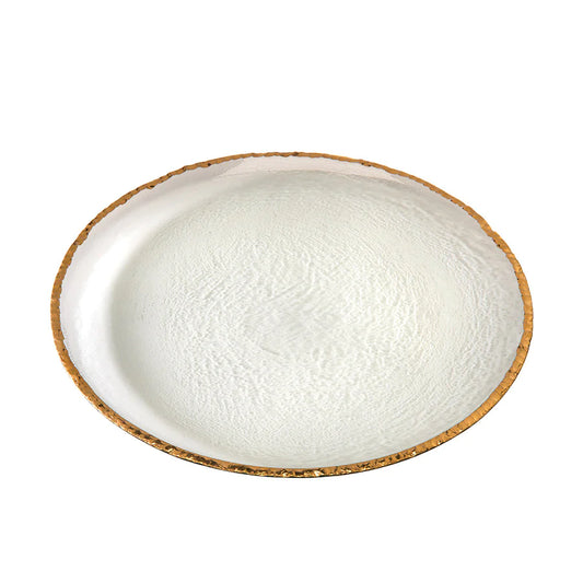 Annieglass Edgey Glass Charger Plate