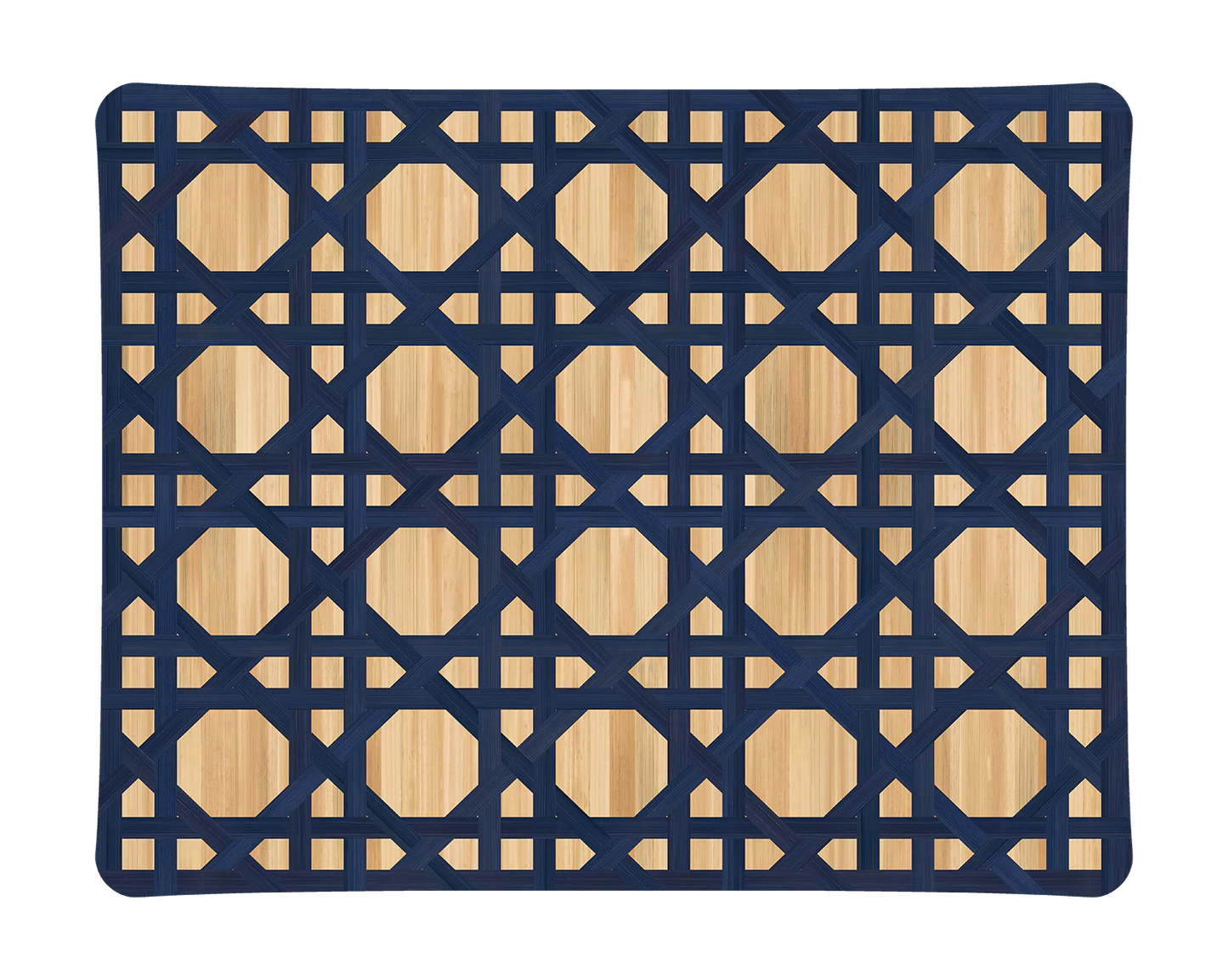 Hestia Blue Bamboo Acrylic Tray