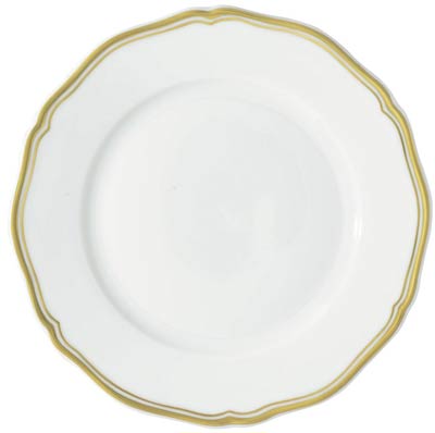 Raynaud Polka Gold Dessert Plate