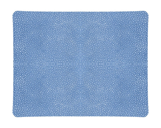 Hestia Shagreen Blue Acrylic Tray