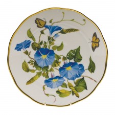 Herend American Wildflowers Morning Glory Dinner Plate