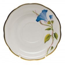 Herend American Wildflowers Morning Glory Tea Saucer
