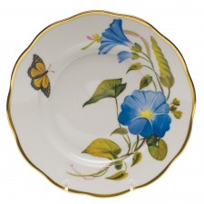 Herend American Wildflowers Morning Glory Salad Plate