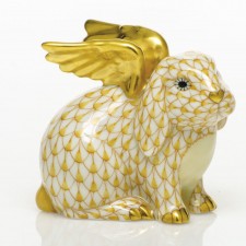 Herend Angel Bunny - Butterscotch