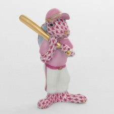 Herend Baseball Bunny Raspberry