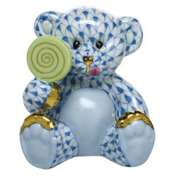 Herend Sweet Tooth Teddy Blue