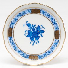 Herend Chinese Bouquet Blue Coaster