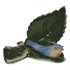 Herend Bird on Leaf