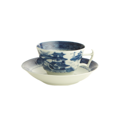 Mottahedeh Blue Canton Teacup & Saucer