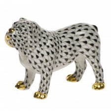 Herend Bulldog - Black