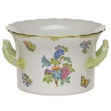 Herend Queen Victoria Cachepot with Handles
