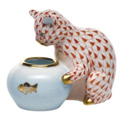 Herend Gone Fishing Rust