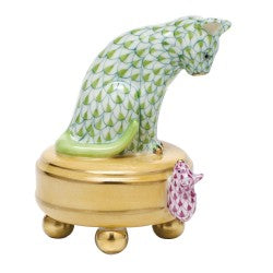 Herend Playing Cat and Mouse