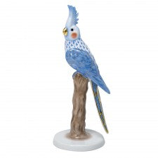 Herend Cockatiel Blue