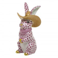 Herend Cowboy Bunny Raspberry