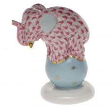 Herend Dancing Elephant Raspberry