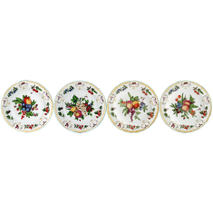 Mottahedeh Duke of Gloucester Set of 4 Dessert Plates