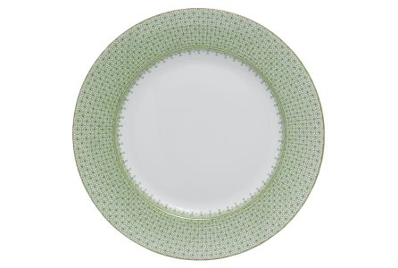 Mottahedeh Apple Green Lace Dinner Plate