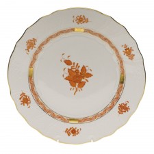 Herend Chinese Bouquet Rust Dinner Plate