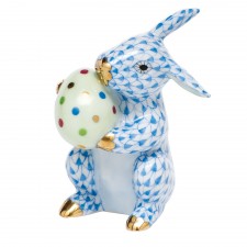 Herend Easter Bunny Blue