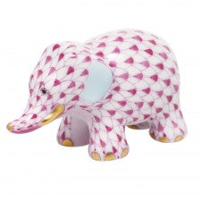 Herend Little Elephant Raspberry