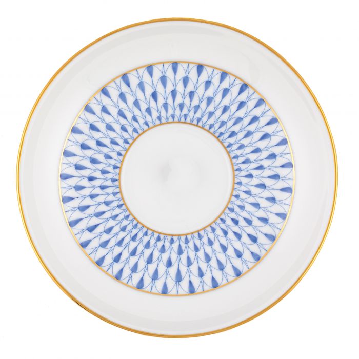 Herend Art Deco Blue Tea Saucer