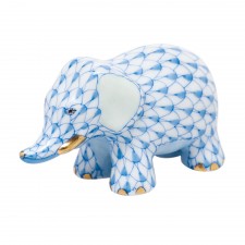 Herend Little Elephant Blue