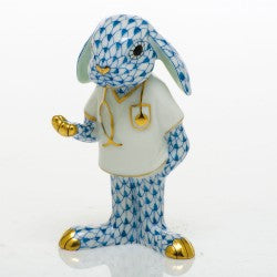 Herend Medical Bunny Blue