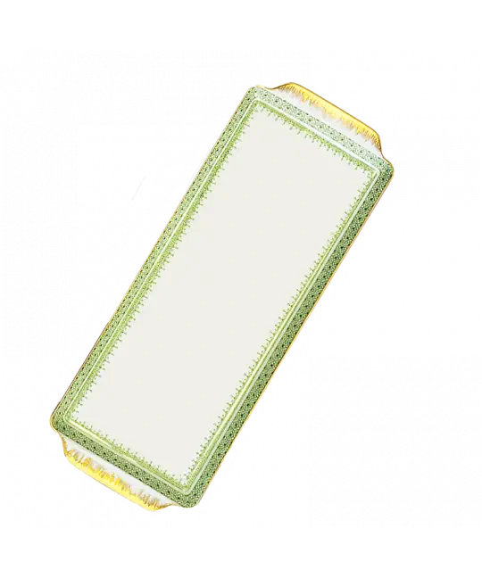 Mottahedeh Apple Green Lace Sandwich Tray