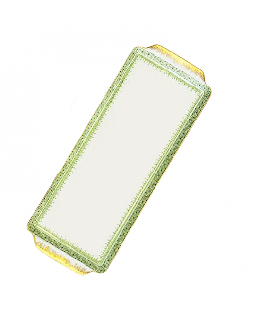 Mottahedeh Apple Green Lace Sandwich Tray