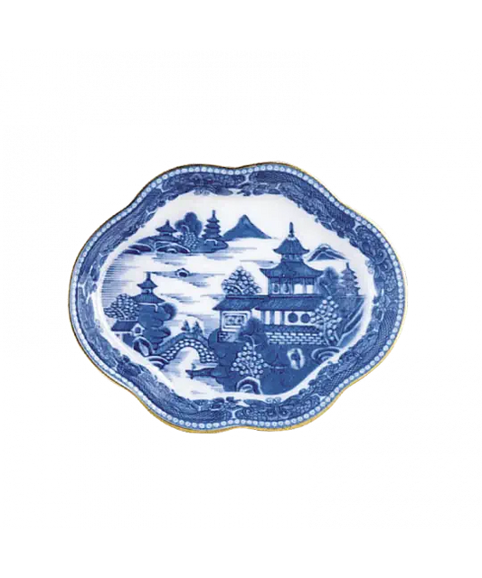 Mottahedeh Blue Canton Ring Tray