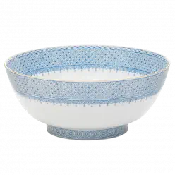 Mottahedeh Cornflower Blue Lace Round Bowl