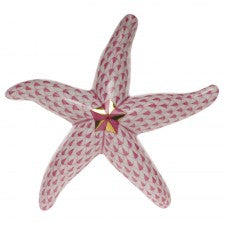 Herend Raspberry Starfish