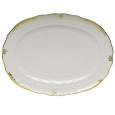 Herend Princess Victoria Green Oval Platter