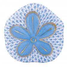 Herend Puffy Sand Dollar Blue
