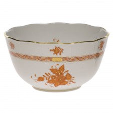 Herend Chinese Bouquet Rust Round Bowl