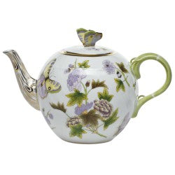 Herend Royal Garden Tea Pot with Butterfly