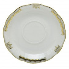 Herend princess victoria gray tea saucer