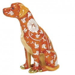 Herend Figurine Chinese Zodiac Seated Dog