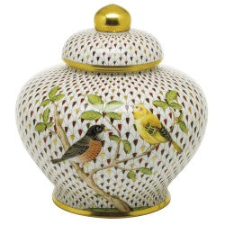 Herend Songbird Ginger Jar