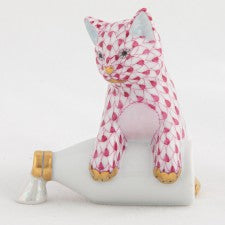 Herend Spilled Milk Raspberry