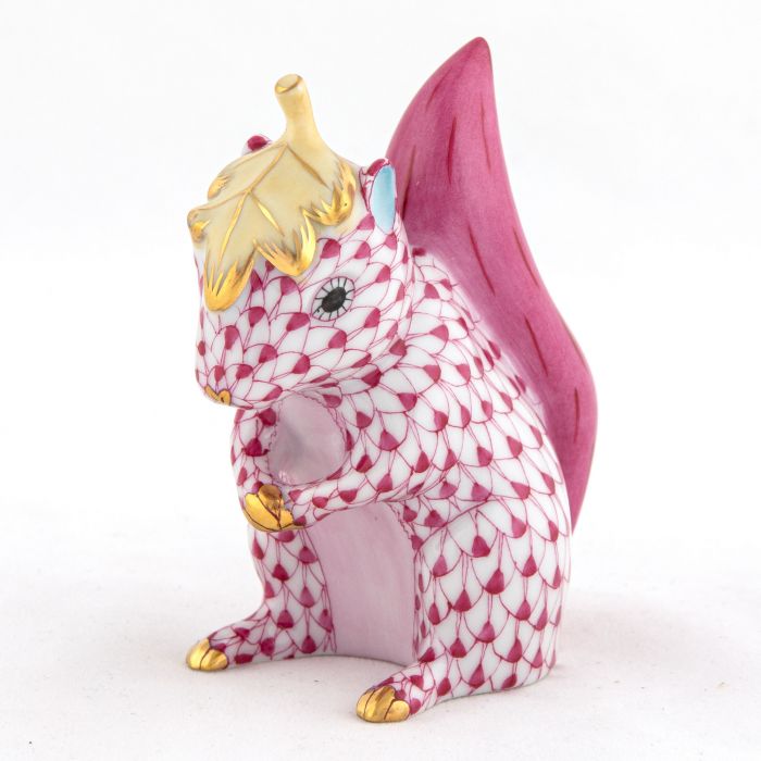 Herend Squirrel with leaf