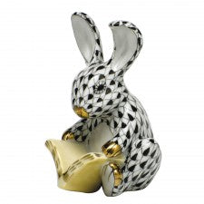 Herend Storybook Bunny Black