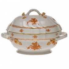 Herend Chinese Bouquet Rust Tureen